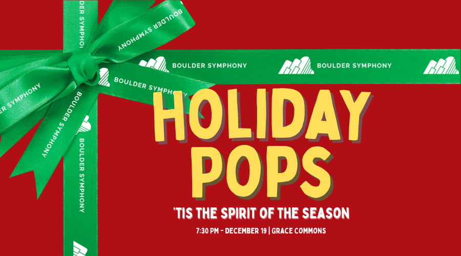 Friday, December 19 at 7:30 p.m.

Get ready to sleigh into the season with our Holiday Pops Spectacular—a festive blend of cinematic magic, nostalgic favorites, and symphonic sparkle! It’s the perfect burst of holiday cheer for families, friends, and anyone ready to experience the season in symphonic style.